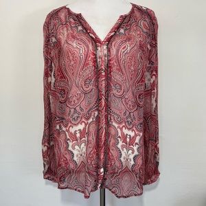 LUCKY BRAND Paisley Blouse